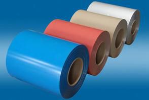 Color coated aluminum coils