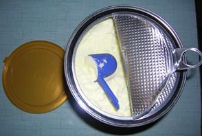 Peel off lid