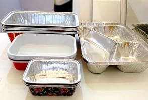 Aluminum food containers