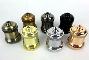 Oxidized lamp housing and holder